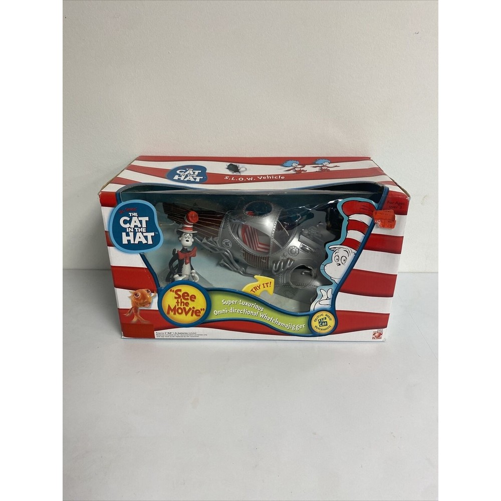 Vintage 03’ Cat in Hat S.L.O.W Super-Luxurious Vehicle Car Truck Collectable NOS